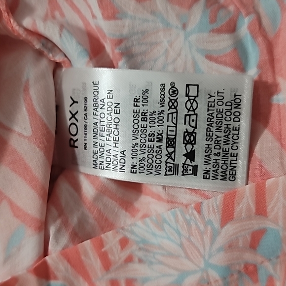 ROXY Girls Unconditional Ocean Skater Dress - Picture 8 of 8